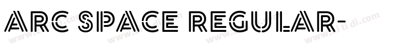 Arc Space Regular字体转换
